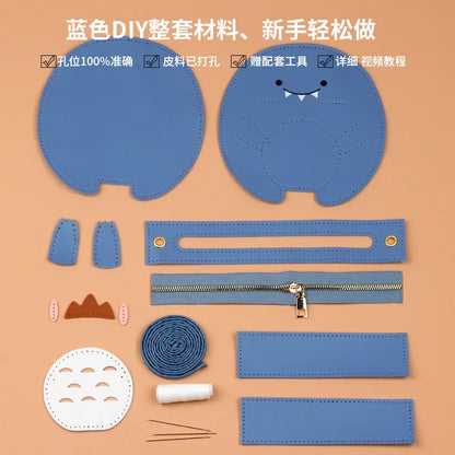 DIY Bag Cute Dinosaur Baby PU Material Set For Phone Bag Handbag DIY Handmade