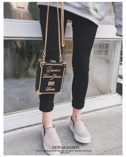 Sac à main de luxe rétro pour femmes, petit sac messager carré, sac à bandoulière avec chaîne, sac à main pour filles, 2019