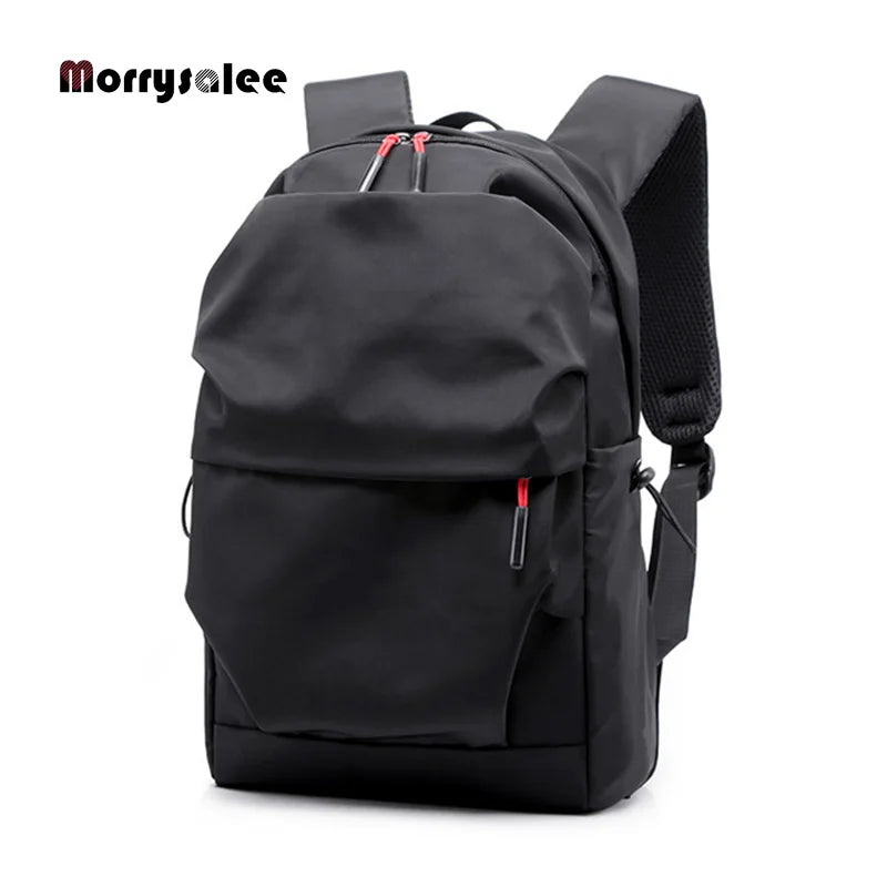 New Men Backpack for 15.0 Inches Laptop 2024 Back Pack Large Capacity Students Backpack Pleated Casual Style Bag Water Repellent