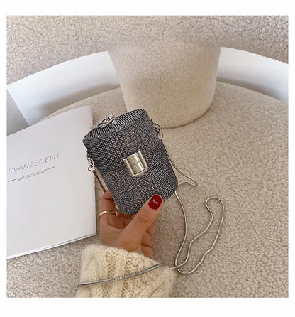 Mini Bags Lipstick Women Buckets Luxury Designer Female Shoulder Bag Crossbody Messenger Small New Fashion Cute Ladies Casual