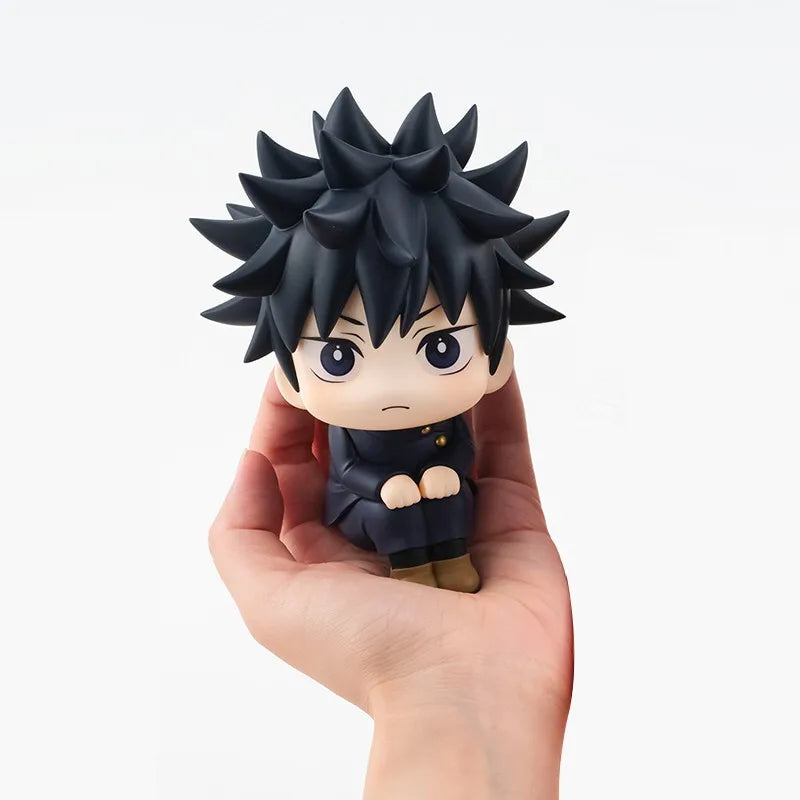 10cm Q Version Anime Figure Toys Anime Jujutsu Kaisen Figure Yuji Itadori Gojo Satori PVC Action Figure Toys Kid Gift