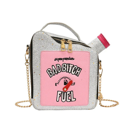 Pu Leather Bat Crossbody Bag for Women Funny Animal Pattern Shoulder Bag Gothic Animal Satchel Messenger Bags