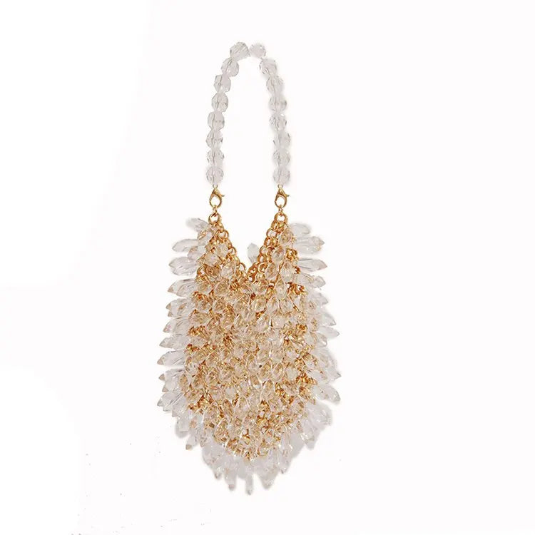 Beaded Handbag Sweet Bride's Handbag Fashion Dinner Bag Banquet Bag Cheongsam Bag Dress Bag Women's Shoulder Bag Bag