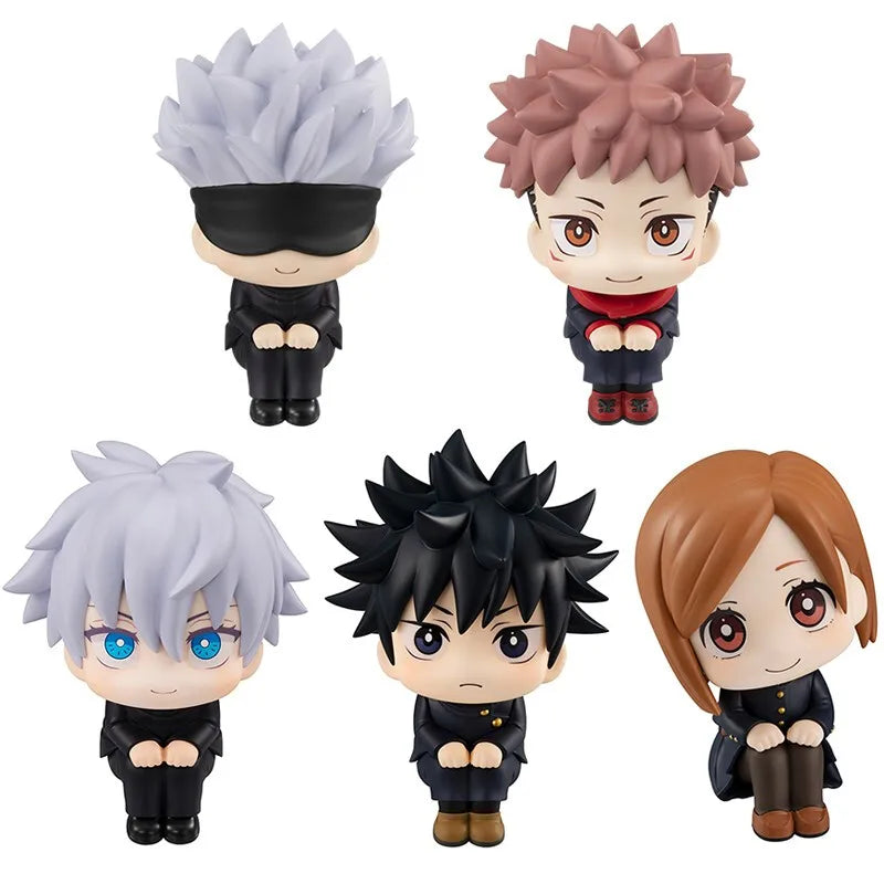 10cm Q Version Anime Figure Toys Anime Jujutsu Kaisen Figure Yuji Itadori Gojo Satori PVC Action Figure Toys Kid Gift