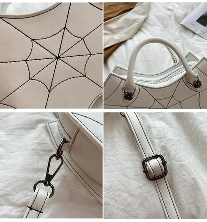 Sac à bandoulière de style punk pour femme, sac à bandoulière, sacs à main et sacs à main, sac de chauve-souris drôle pour femme, sac de créateur, sac fourre-tout en cuir PU