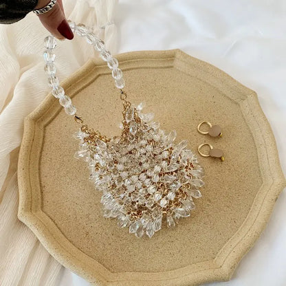 Beaded Handbag Sweet Bride's Handbag Fashion Dinner Bag Banquet Bag Cheongsam Bag Dress Bag Women's Shoulder Bag Bag