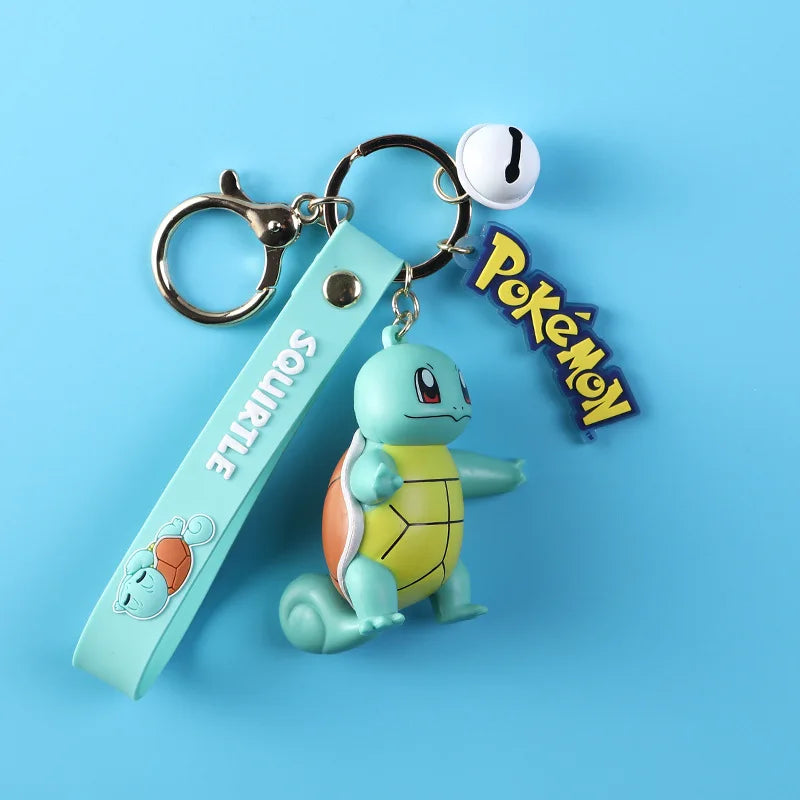 Figurines originales Pokémon Pikachu, porte-clés de dessin animé, pendentif, décorations d'anime Pokémon, modèle de jouets, poupées, cadeau d'anniversaire pour enfant