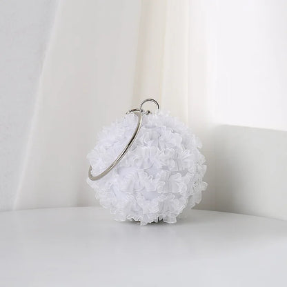 Fashion Evening Bag Rose Flower Bride Bag Purse full dress handbag Wedding Clutch Women Party Wallet Dinner Small Purse bolso