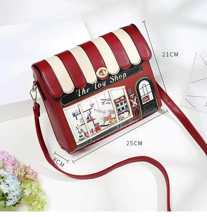 Designer Handbag For Women Fashion Beautiful House Shape Shoulder Bag High Quality Women Crossbody Bag Style Messenger Bag