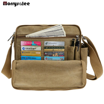 2024 Nuevo bolso de lona para hombre, bolsos de hombro para hombre, bolso casual para hombre, bolsos de mensajero, bolsos de mano para mujer, con solapa, moda, cremallera única, suave para fiesta