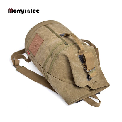 2024 Nouveau Grand Homme Alpinisme Sac À Dos Homme Bagages Toile Seau Épaule Armée Sacs Pour Garçons Hommes Sacs À Dos Sac À Dos De Voyage