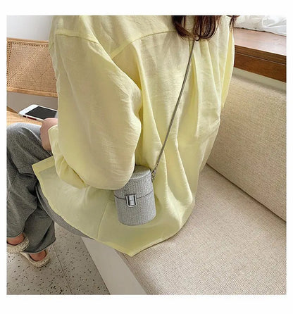 Mini Bags Lipstick Women Buckets Luxury Designer Female Shoulder Bag Crossbody Messenger Small New Fashion Cute Ladies Casual