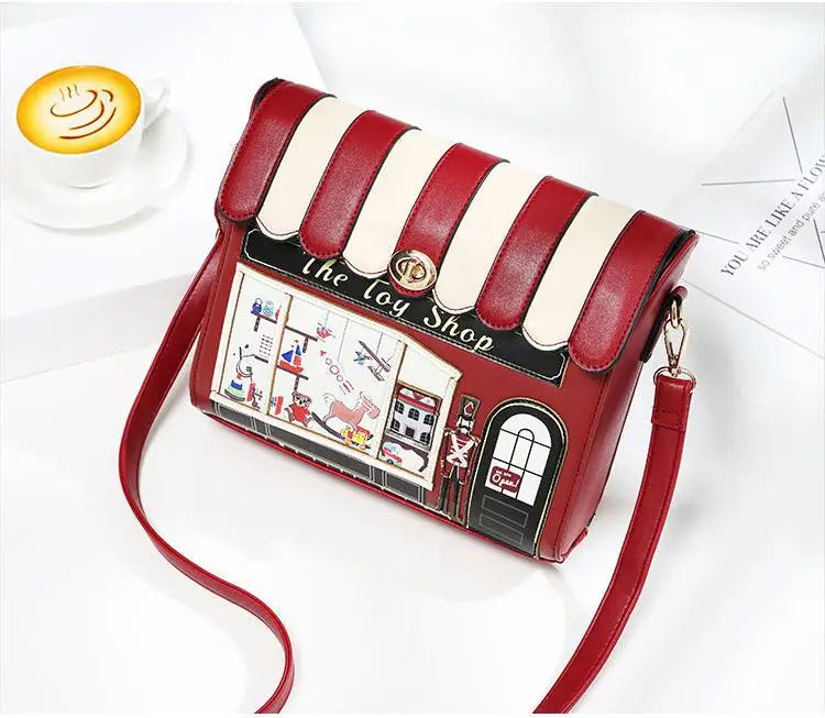 Designer Handbag For Women Fashion Beautiful House Shape Shoulder Bag High Quality Women Crossbody Bag Style Messenger Bag