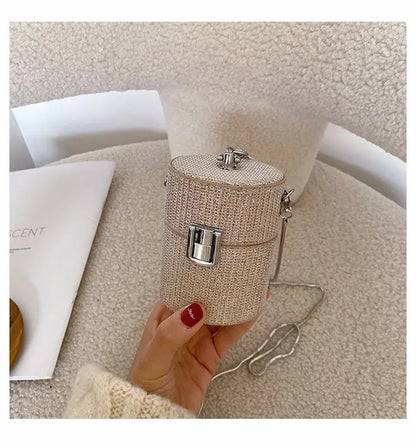 Mini Bags Lipstick Women Buckets Luxury Designer Female Shoulder Bag Crossbody Messenger Small New Fashion Cute Ladies Casual