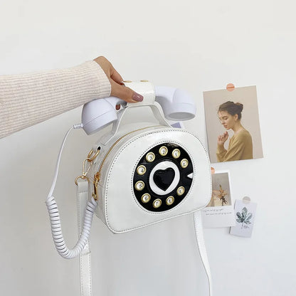 Sacs à main et portefeuilles pour femmes en forme de téléphone Sac à bandoulière rose pour fille Sacs fourre-tout décontractés en cuir verni Sac messager