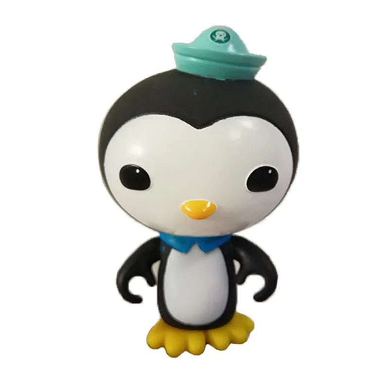 Juego de juguetes Octonauts, juguetes para niños, Barnacles, Kwazii, Peso, Penguin, Shellington, Dashi, Inkling, figura de acción de anime, juguete para niños