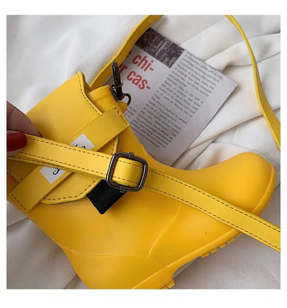 Personalized Water Shoses Shape Shoulder Bags Women Cute Candy Color Crossbody Bag Funny Small Bag For Summer