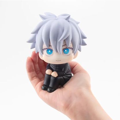 10cm Q Version Anime Figure Toys Anime Jujutsu Kaisen Figure Yuji Itadori Gojo Satori PVC Action Figure Toys Kid Gift