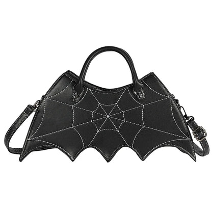 Sac à bandoulière de style punk pour femme, sac à bandoulière, sacs à main et sacs à main, sac de chauve-souris drôle pour femme, sac de créateur, sac fourre-tout en cuir PU