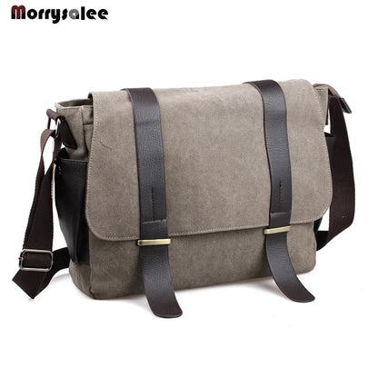 Sac à bandoulière pour homme Sac messager de voyage pour homme Sac d'étudiant Sac en toile pour homme Sacs à main et sacs à bandoulière Sac solide Sac fourre-tout décontracté