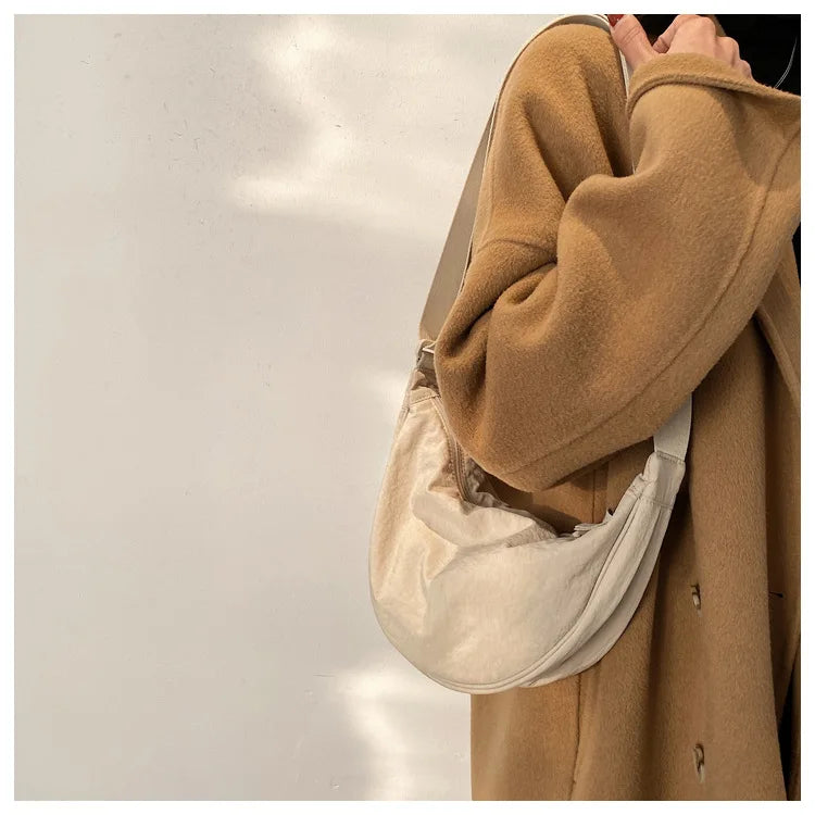 Sac à bandoulière Hobos en nylon décontracté pour femmes, sacs à bandoulière de créateur, fourre-tout de grande capacité, sac de voyage pour dames, sacs à main pour femmes 2023