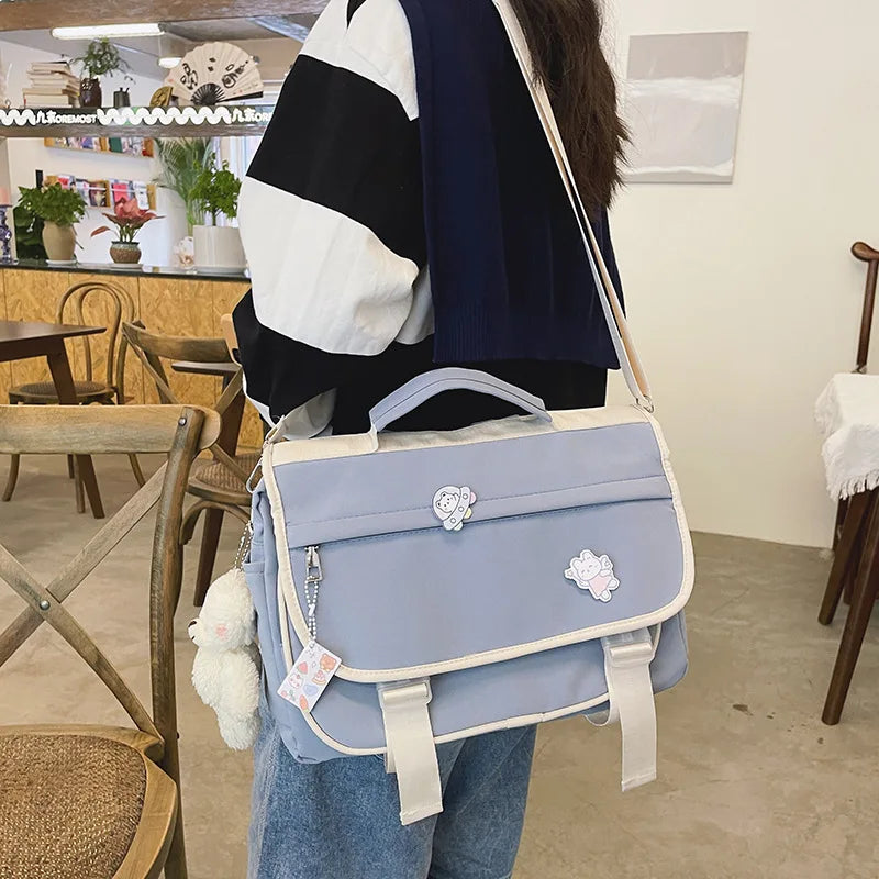 Japanese Style School Bags For Teenage Girls New JK Bag Large Capacity Shoulder Bag Satchels Crossbody Bags Women Backpack Women