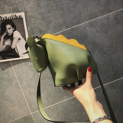 Bolso de mujer con personalidad adorable, estilo unicornio, con remaches de animales creativos, pequeño bolso de hombro tipo mensajero, bolso cruzado de cuero para mujer