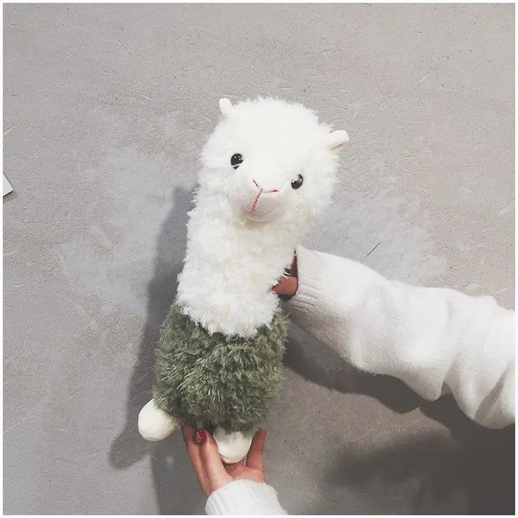 Funny Cartoon Plush Alpaca Animal Shape Bag Creative Spoof Fashion Shoulder Bag Women's Messenger Bag Girls Cute Flap Bag