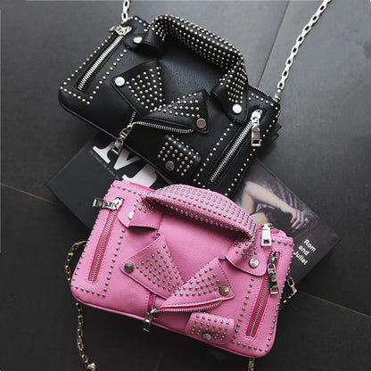 Fashion Pu leather embroidery flamingo shape casual chain purse ladies shoulder bag handbag women's crossbody mini messenger bag