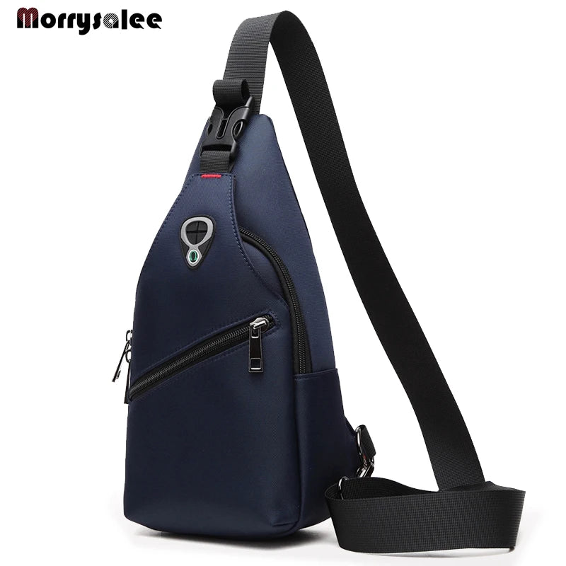 Nuevo bolso de pecho para hombre, bolso de hombro tipo mensajero para adolescentes, bolso de tela Oxford, moderno, de ocio, impermeable, bolsos de mano y bandoleras para hombre