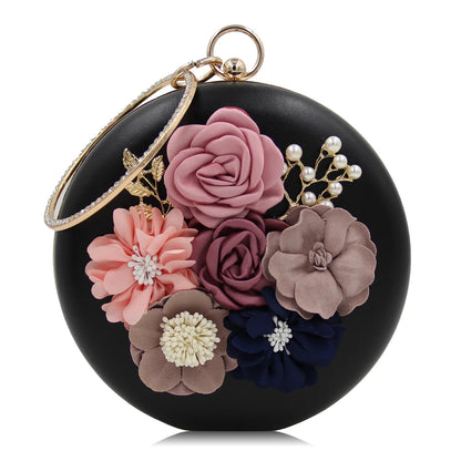 Women Party Bag Ladies Flower Wedding Bag High Quality Handmade Female Evening Clutches