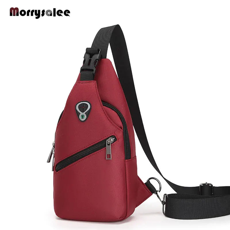 Nuevo bolso de pecho para hombre, bolso de hombro tipo mensajero para adolescentes, bolso de tela Oxford, moderno, de ocio, impermeable, bolsos de mano y bandoleras para hombre