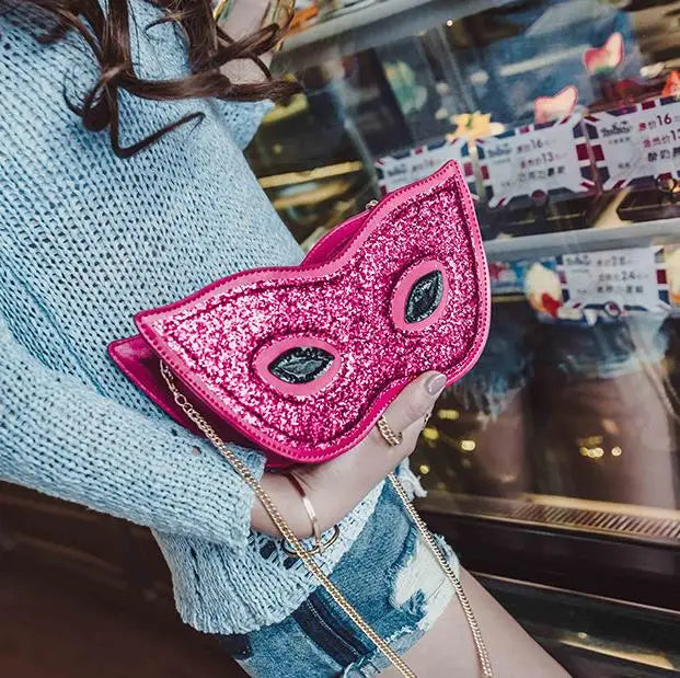 Harajuku Designer Animal Print Box Bag Pig Bags Wide Shoulder Strap Shoulder Messenger Bag Casual Party Clutch Bolso femenino