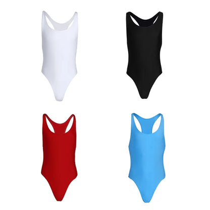 YiZYiF Fashion Sexy Mens Sexy Stretch Swimwear Swimsuit Men Thongs Borat Beachwear Bodysuit Leotard Singlet Costume Free