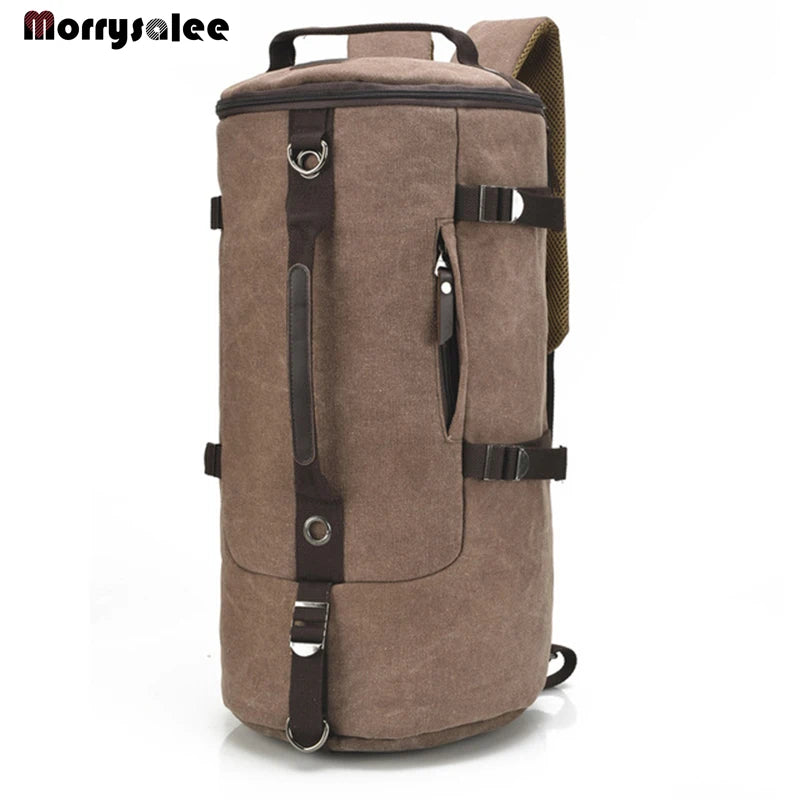 Men Bag Canvas Backpack Large Capacity Man Travel Bag Mountaineering Backpack High Quality 2 sizes Back Pack