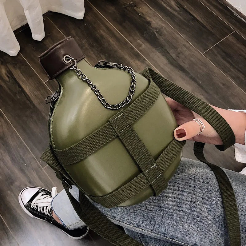 Bolso con forma de radio, bonito bolso de mano para mujer, bolso de hombro, bolso tipo mensajero, bolso cruzado estilo rock