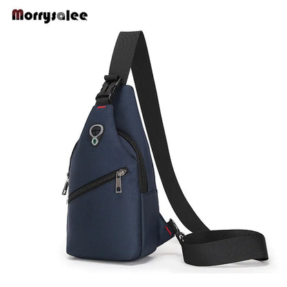 Nuevo bolso de pecho para hombre, bolso de hombro tipo mensajero para adolescentes, bolso de tela Oxford, moderno, de ocio, impermeable, bolsos de mano y bandoleras para hombre