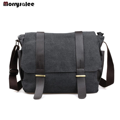 Sac à bandoulière pour homme Sac messager de voyage pour homme Sac d'étudiant Sac en toile pour homme Sacs à main et sacs à bandoulière Sac solide Sac fourre-tout décontracté