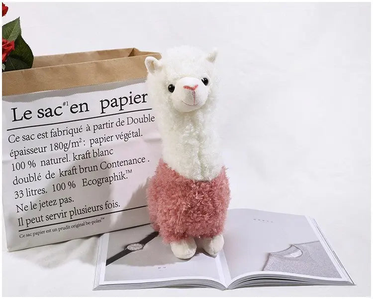 Funny Cartoon Plush Alpaca Animal Shape Bag Creative Spoof Fashion Shoulder Bag Women's Messenger Bag Girls Cute Flap Bag