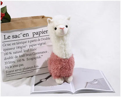 Funny Cartoon Plush Alpaca Animal Shape Bag Creative Spoof Fashion Shoulder Bag Women's Messenger Bag Girls Cute Flap Bag