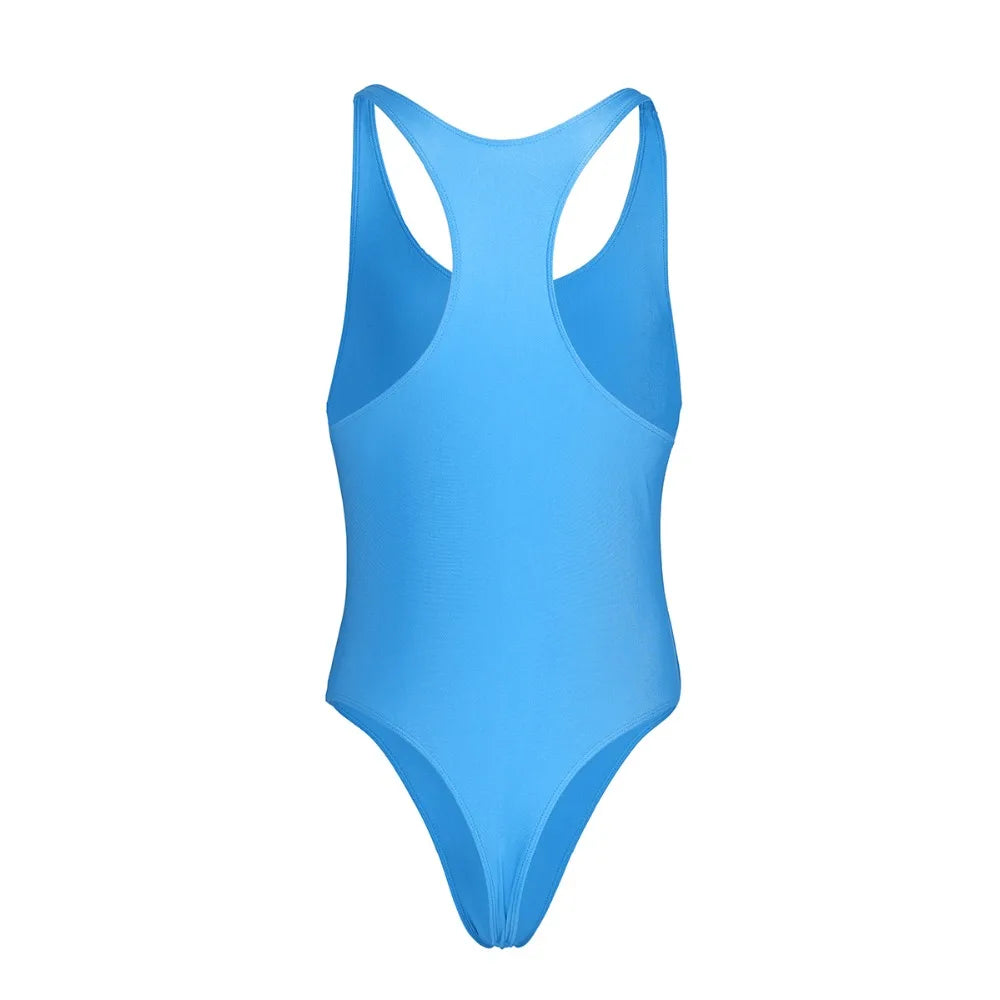 YiZYiF Fashion Sexy Mens Sexy Stretch Swimwear Swimsuit Men Thongs Borat Beachwear Bodysuit Leotard Singlet Costume Free