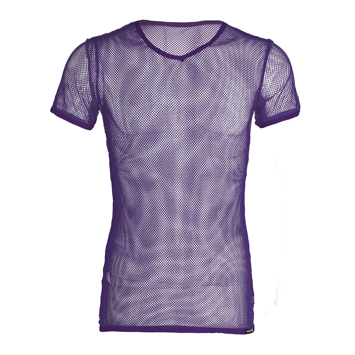 2022 Fashion Men Mesh T Shirt See Through Short Sleeve Slim Party Nightclub Wear Sexy T-shirts Top Thin Breathable Camiseta