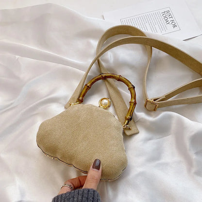 Fashion Women Shoulder Bag Winter Coffee Color Bag Female Small Crossbody Bag High Quality Clutch Bag