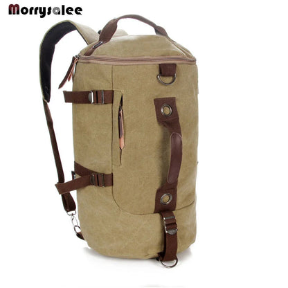 Men Bag Canvas Backpack Large Capacity Man Travel Bag Mountaineering Backpack High Quality 2 sizes Back Pack