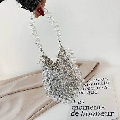 Beaded Handbag Sweet Bride's Handbag Fashion Dinner Bag Banquet Bag Cheongsam Bag Dress Bag Women's Shoulder Bag Bag