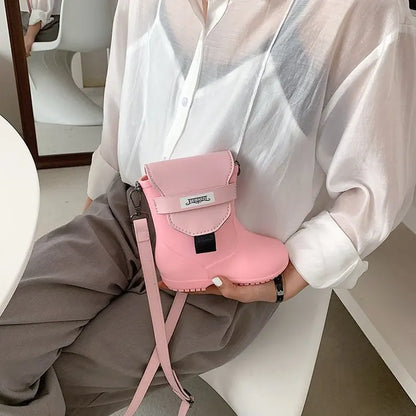 Personalized Water Shoses Shape Shoulder Bags Women Cute Candy Color Crossbody Bag Funny Small Bag For Summer