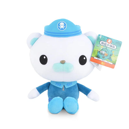 Jouets en peluche originaux Octonauts 19 cm Barnacles Peso Kwazii Tweak Vegimal Animal en peluche fête anniversaire cadeau enfant Noël fille jouet