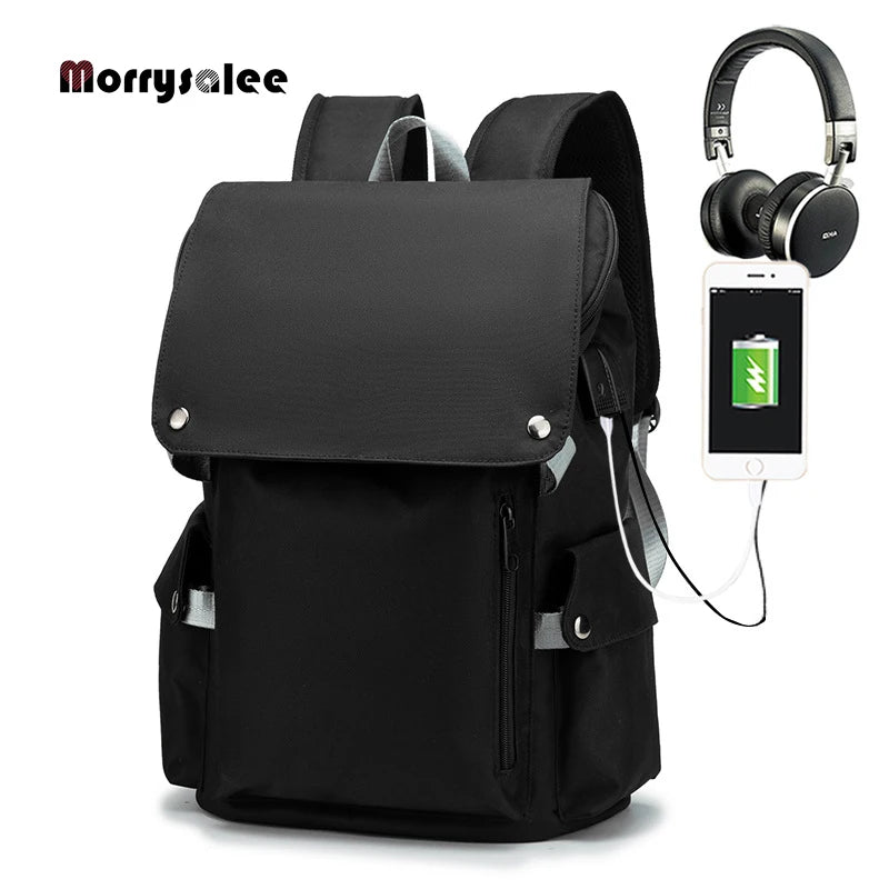 Sac à dos pour hommes, chargement USB, étanche, pour ordinateur portable, femme, décontracté, Oxford, pour hommes, sac d'affaires, pour ordinateur portable, 15,6 pouces, nouveauté 2024