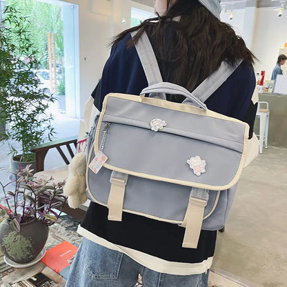 Japanese Style School Bags For Teenage Girls New JK Bag Large Capacity Shoulder Bag Satchels Crossbody Bags Women Backpack Women