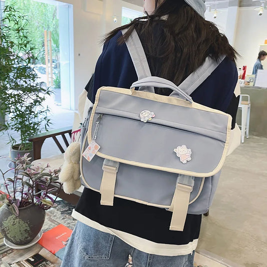 Mochilas escolares de estilo japonés para adolescentes, nuevas mochilas JK, bolsos de hombro de gran capacidad, bolsos cruzados, mochilas para mujeres